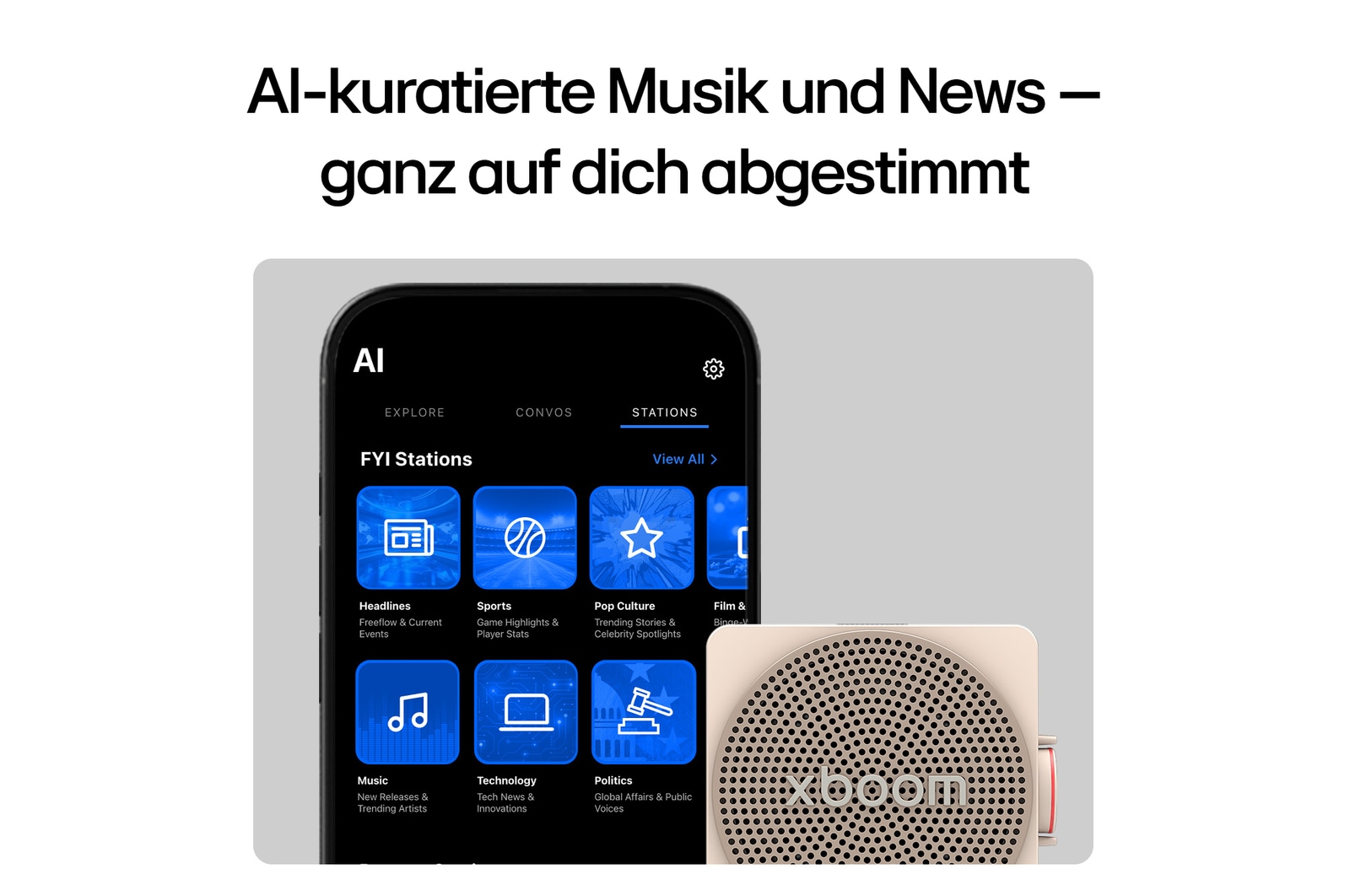 LG xboom Mini by will.i.am | Signature Sound im Mini-Format, MINI