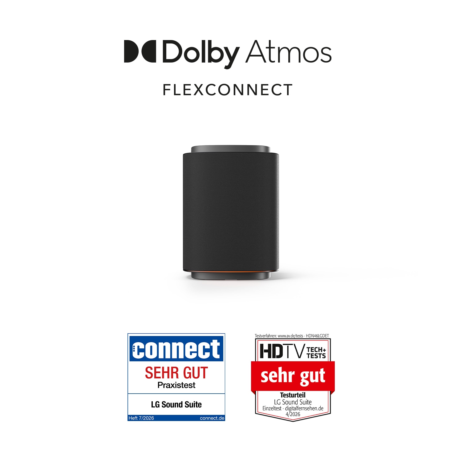 Vorderseite von LG Sound Suite M7 | Dolby Atmos FlexConnect | AI Sound Pro M7