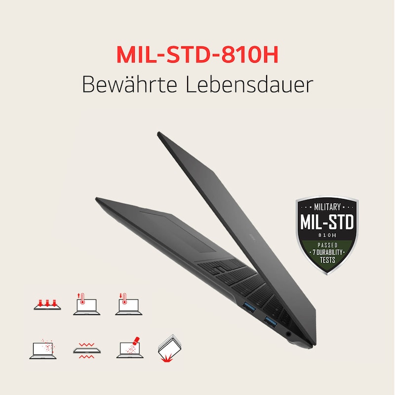 LG gram Pro 16 Zoll Windows Notebook | Intel® Core™ Ultra 7, 32GB RAM, 2TB SSD, Windows 11, 16:10 IPS-Display, 16Z90SP-G.AD7BG