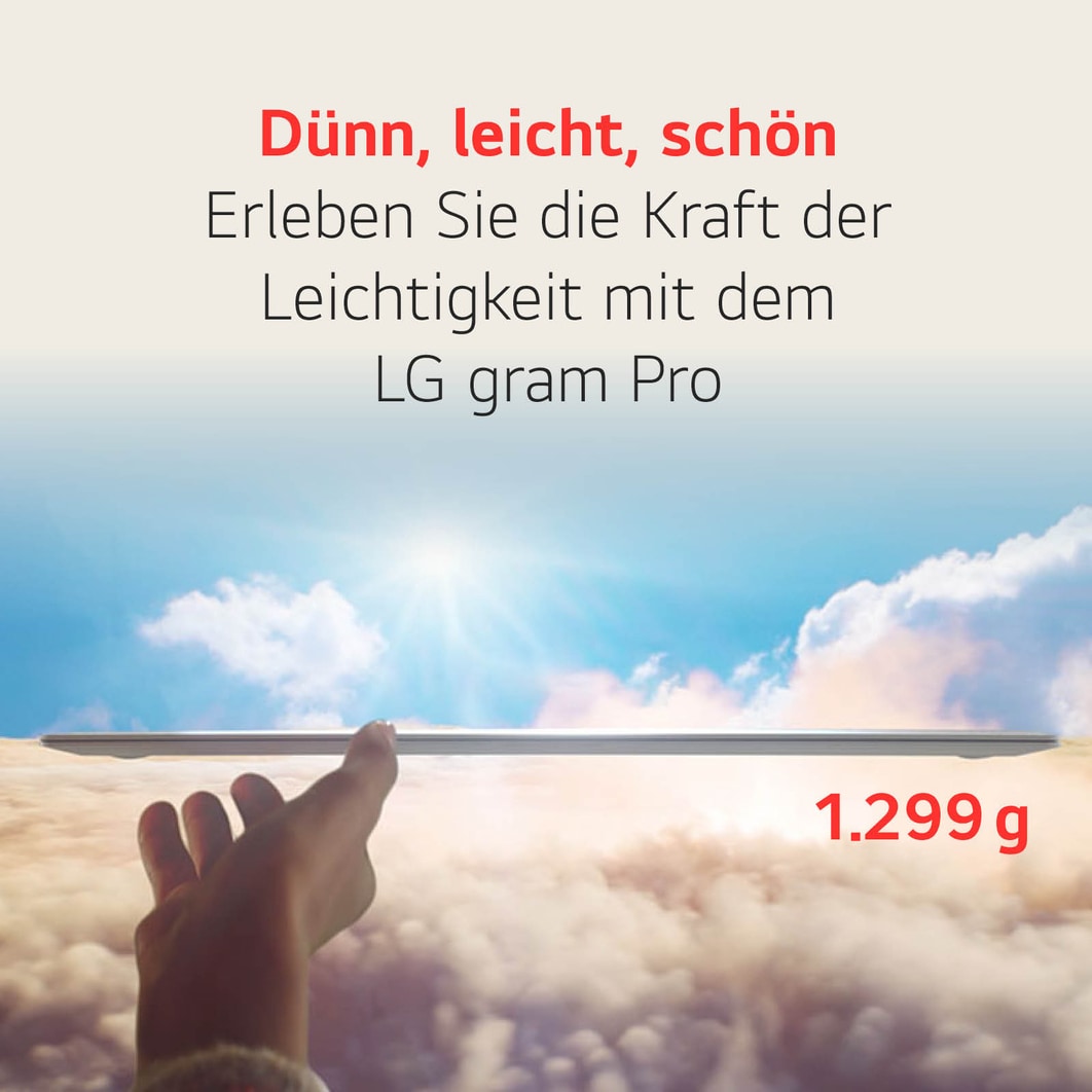 LG 17 Zoll Notebook mit Windows 11 Home | Intel® Core™ Ultra 7 Prozessor | 32 GB LPDDR5x RAM | 2 TB SSD | 77-WH-Akku | 17Z90SP-G.AD7BG, 17Z90SP-G.AD7BG