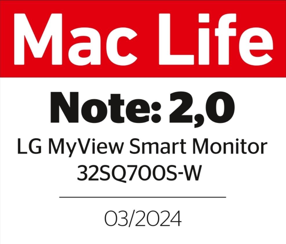 Mac Life Smart Monitor 32SQ700S