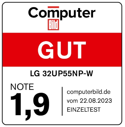 Computer Bild LG 32UP55NP-W