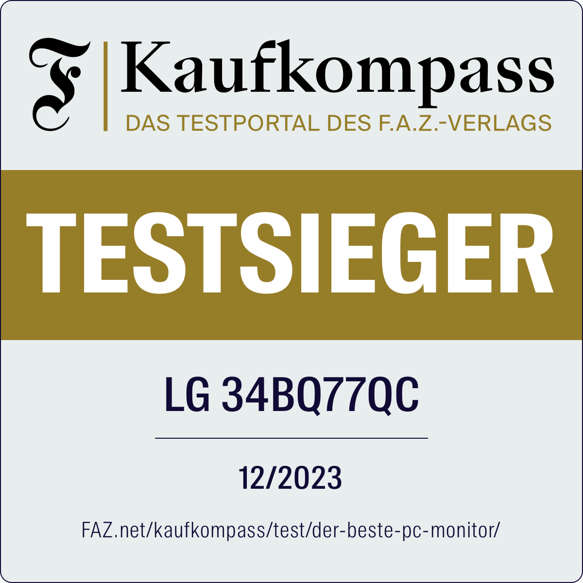 Kaufkompass Testsieger 34BQ77QC