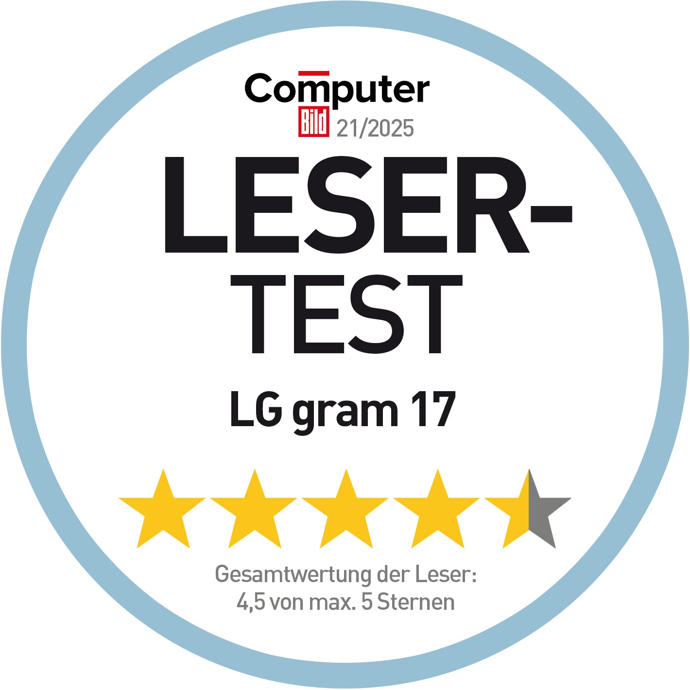 LG gram 17 Lesertest