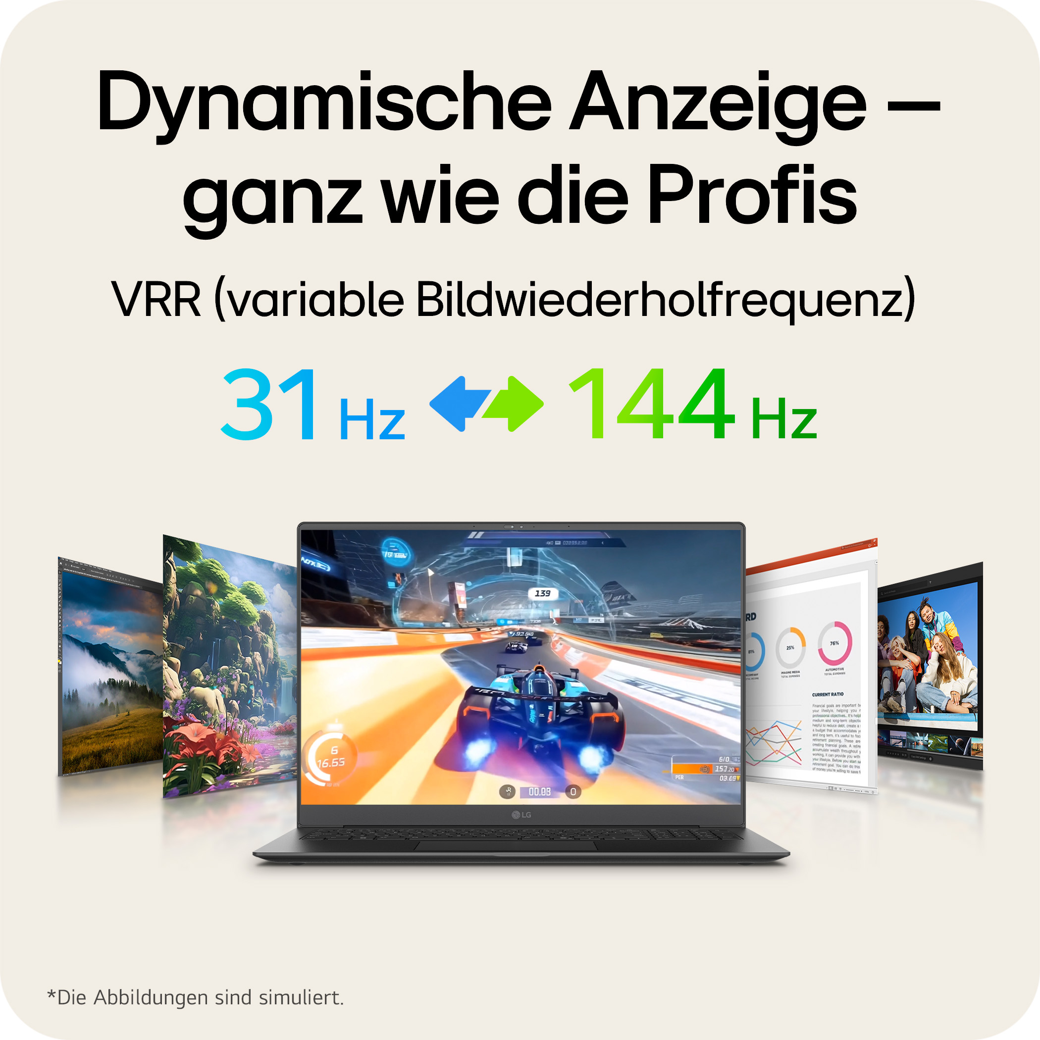LG gram Pro 17 Zoll mit Windows 11 Home | Leichtes 32 GB RAM Intel® Core™ Ultra Prozessor Laptop | gram Dual AI | NVIDIA GeForce RTX 5050 | Copilot | LG gram Link | IPS-LCD-Display 16:10, 17Z90TR-E