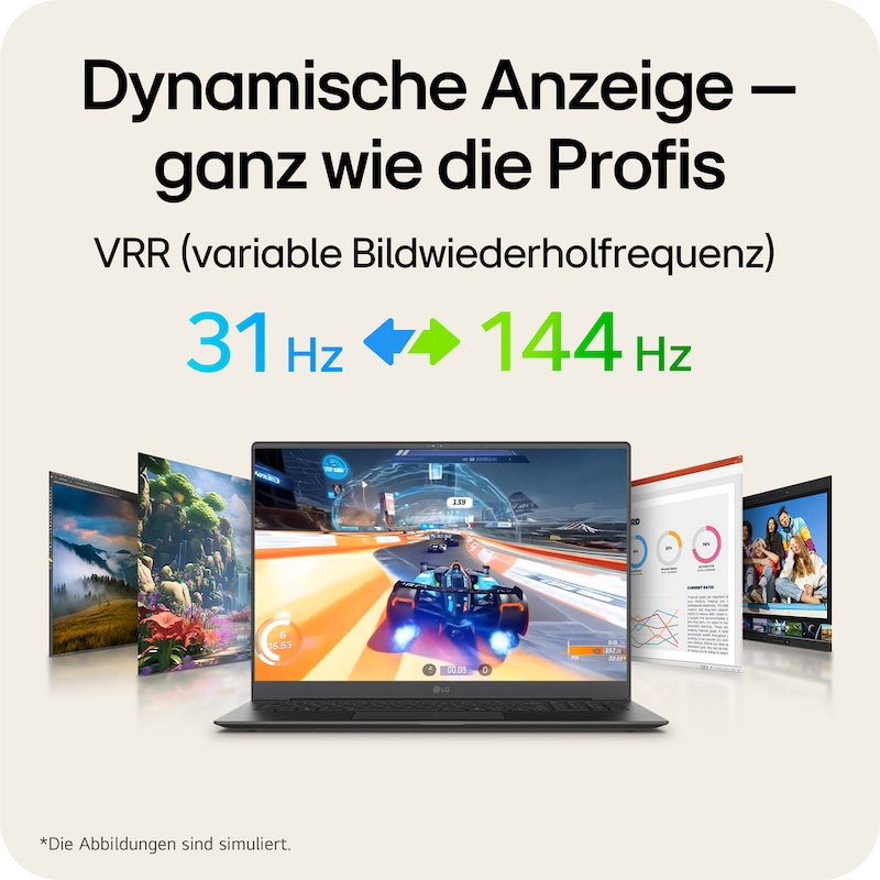 LG gram Pro 17 Zoll mit Windows 11 Home | Leichtes 32 GB RAM Intel® Core™ Ultra Prozessor Laptop | gram Dual AI | NVIDIA GeForce RTX 5050 | Copilot | LG gram Link | IPS-LCD-Display 16:10, 17Z90TR-E