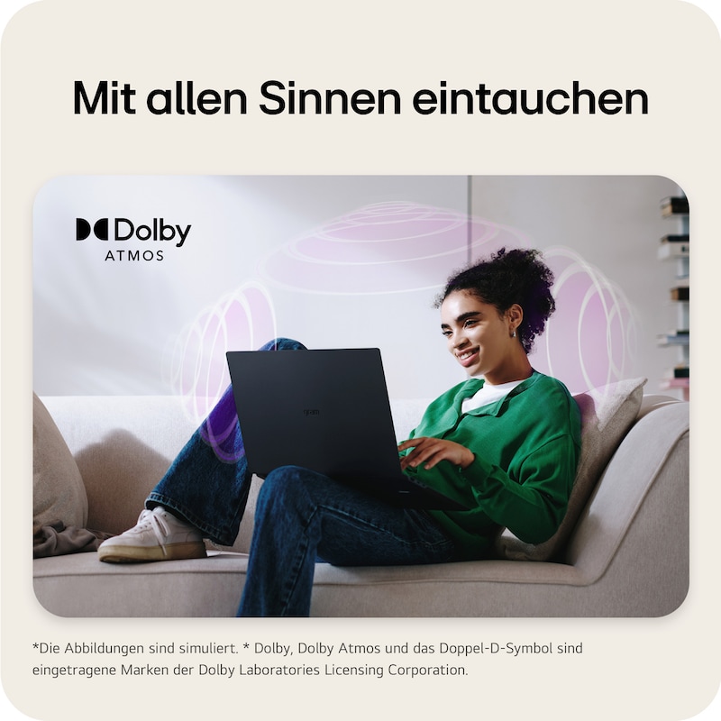 LG gram Pro 17 Zoll mit Windows 11 Home | Leichtes 32 GB RAM Intel® Core™ Ultra Prozessor Laptop | gram Dual AI | NVIDIA GeForce RTX 5050 | Copilot | LG gram Link | IPS-LCD-Display 16:10, 17Z90TR-E