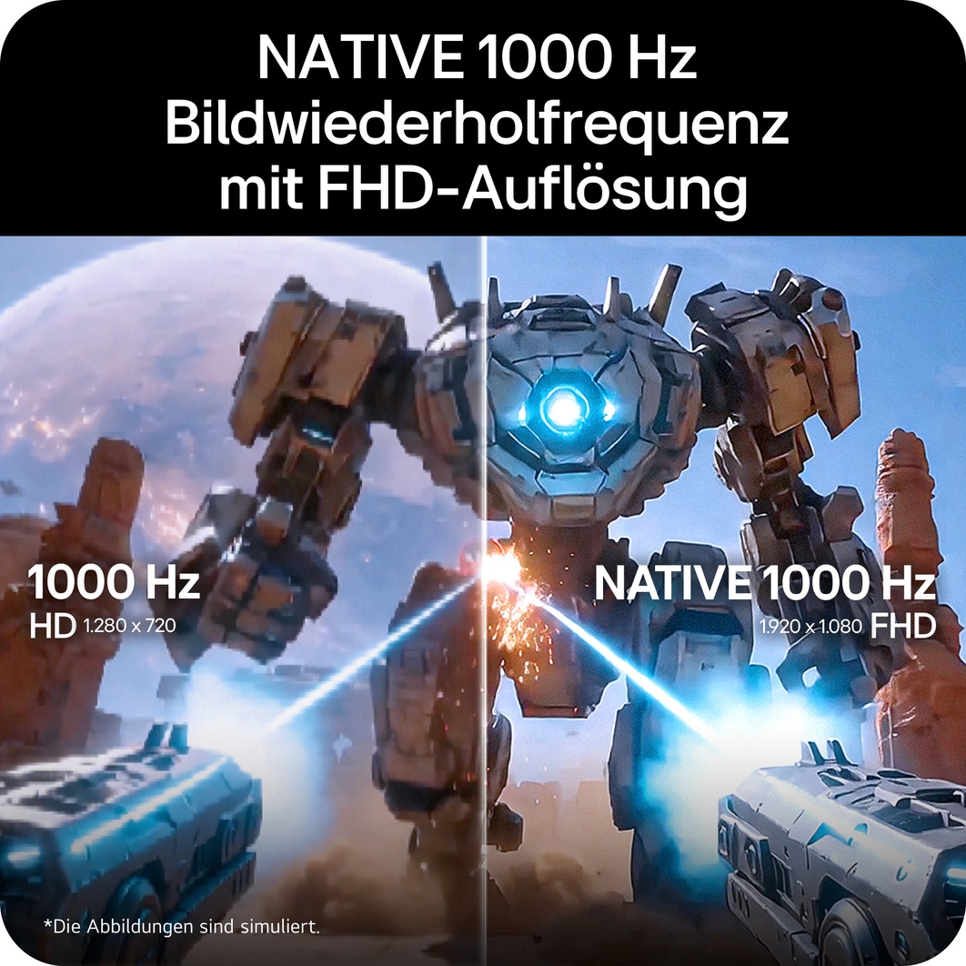 LG 25-Zoll UltraGear™ G5, 1000Hz  FHD Gaming Monitor | 25G590B-B, 25G590B-B