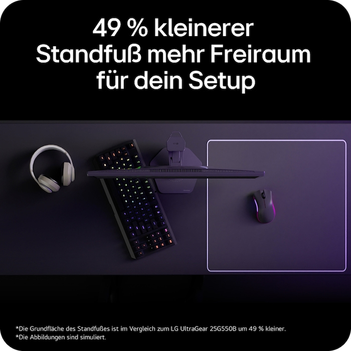 LG 25-Zoll UltraGear™ G5, 1000Hz FHD Gaming Monitor | 25G590B-B, 25G590B-B