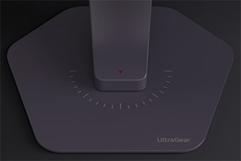 UltraGear G5 Gaming-Monitor (25G590B) für kompetitiven E-Sport, ausgestattet mit einer Drehfunktion für flexible Blickwinkel und ergonomischen Gaming-Komfort.