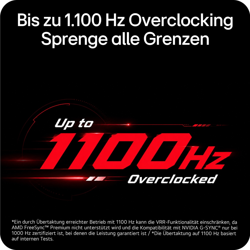LG 25-Zoll UltraGear™ G5, 1000Hz  FHD Gaming Monitor | 25G590B-B, 25G590B-B