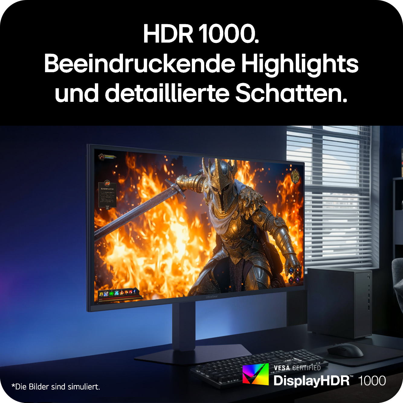 LG 27 Zoll UltraGear evo GM9, Hyper Mini LED 5K Gaming-Monitor, 27GM950B-B