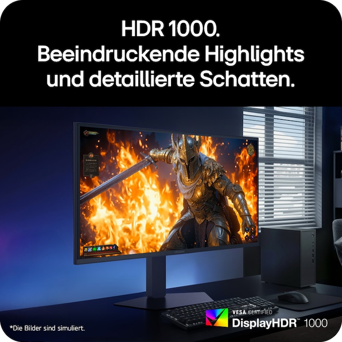 LG 27 Zoll UltraGear evo GM9, Hyper Mini LED 5K Gaming-Monitor, 27GM950B-B