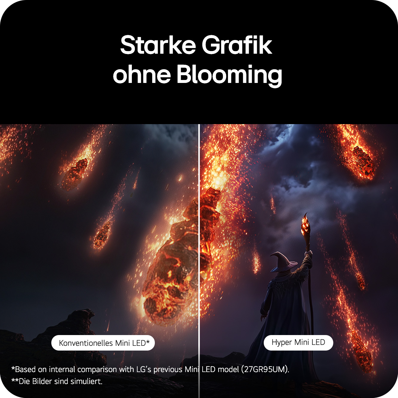 LG 27 Zoll UltraGear evo GM9, Hyper Mini LED 5K Gaming-Monitor, 27GM950B-B