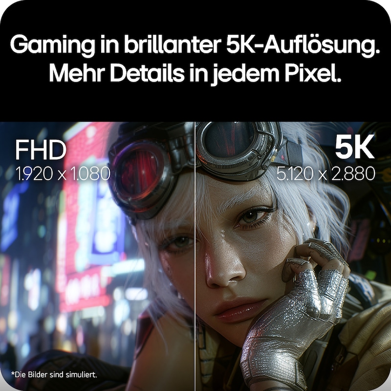 LG 27 Zoll UltraGear evo GM9, Hyper Mini LED 5K Gaming-Monitor, 27GM950B-B