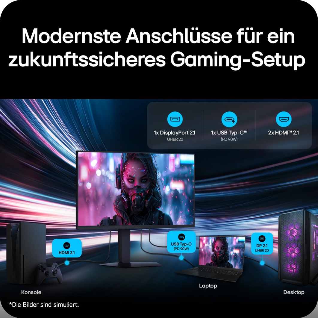 LG 27 Zoll UltraGear evo GM9, Hyper Mini LED 5K Gaming-Monitor, 27GM950B-B