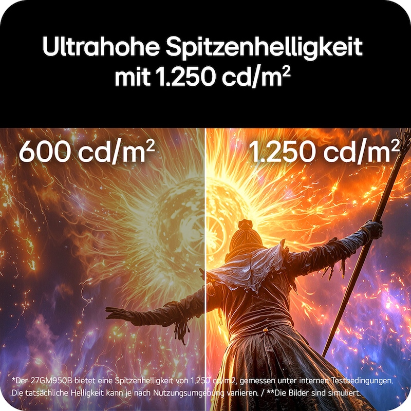 LG 27 Zoll UltraGear evo GM9, Hyper Mini LED 5K Gaming-Monitor, 27GM950B-B