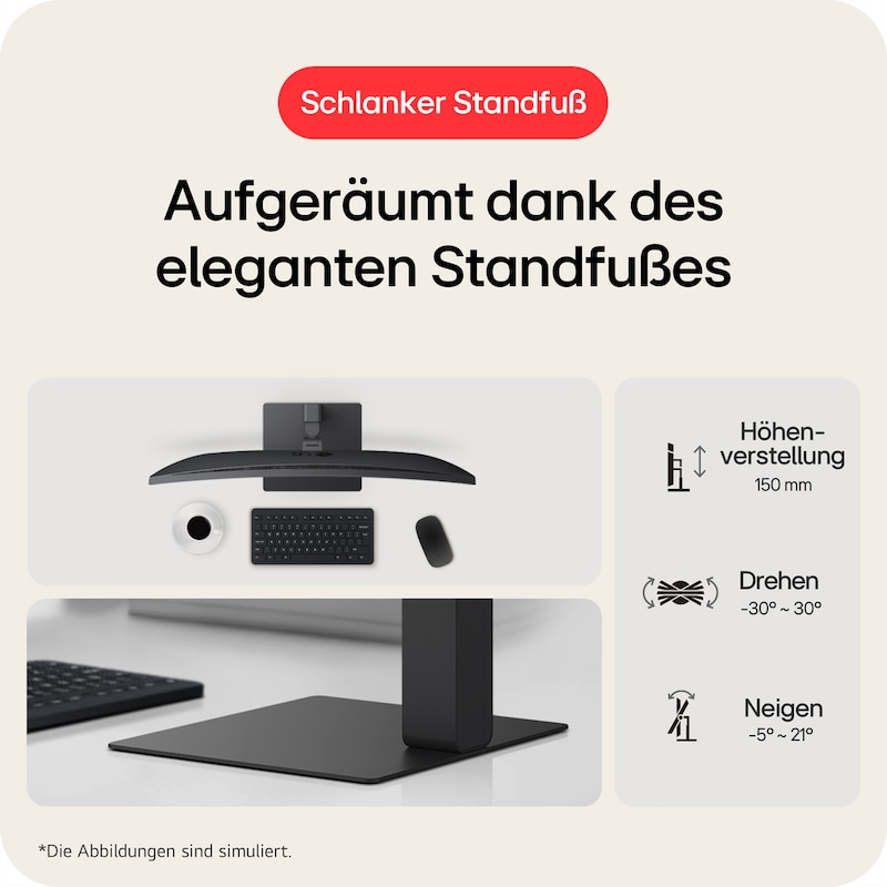 LG 34 Zoll UltraWide 21:9 WQHD (3.440 x 1.440) Curved IPS-Display, 34U650A-B