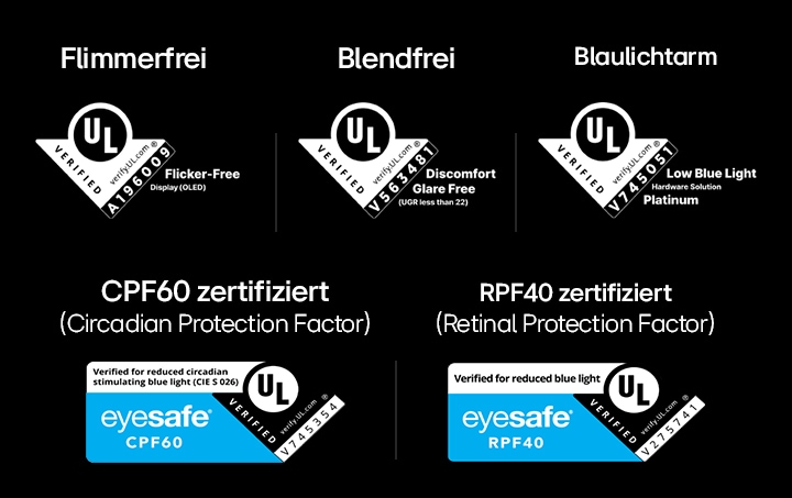 Der UltraGear OLED-Gaming-Monitor (39GX950B) sorgt dank UL-zertifizierter Blendschutzbeschichtung und geringer Reflexion für mehr Augenkomfort