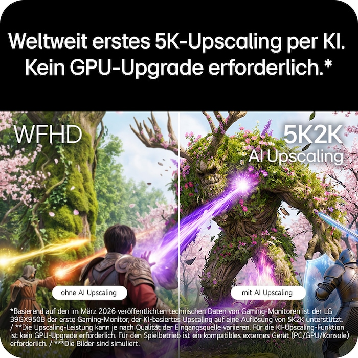 LG 39-Zoll-UltraGear evo GX9, der weltweit erste 39-Zoll-5K2K-OLED-Gaming-Monitor, 39GX950B-B