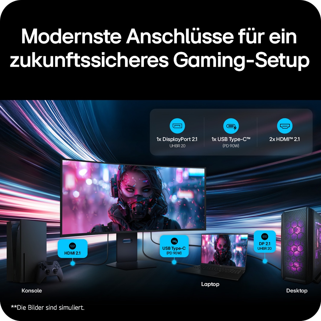 LG 39-Zoll-UltraGear evo GX9, der weltweit erste 39-Zoll-5K2K-OLED-Gaming-Monitor, 39GX950B-B