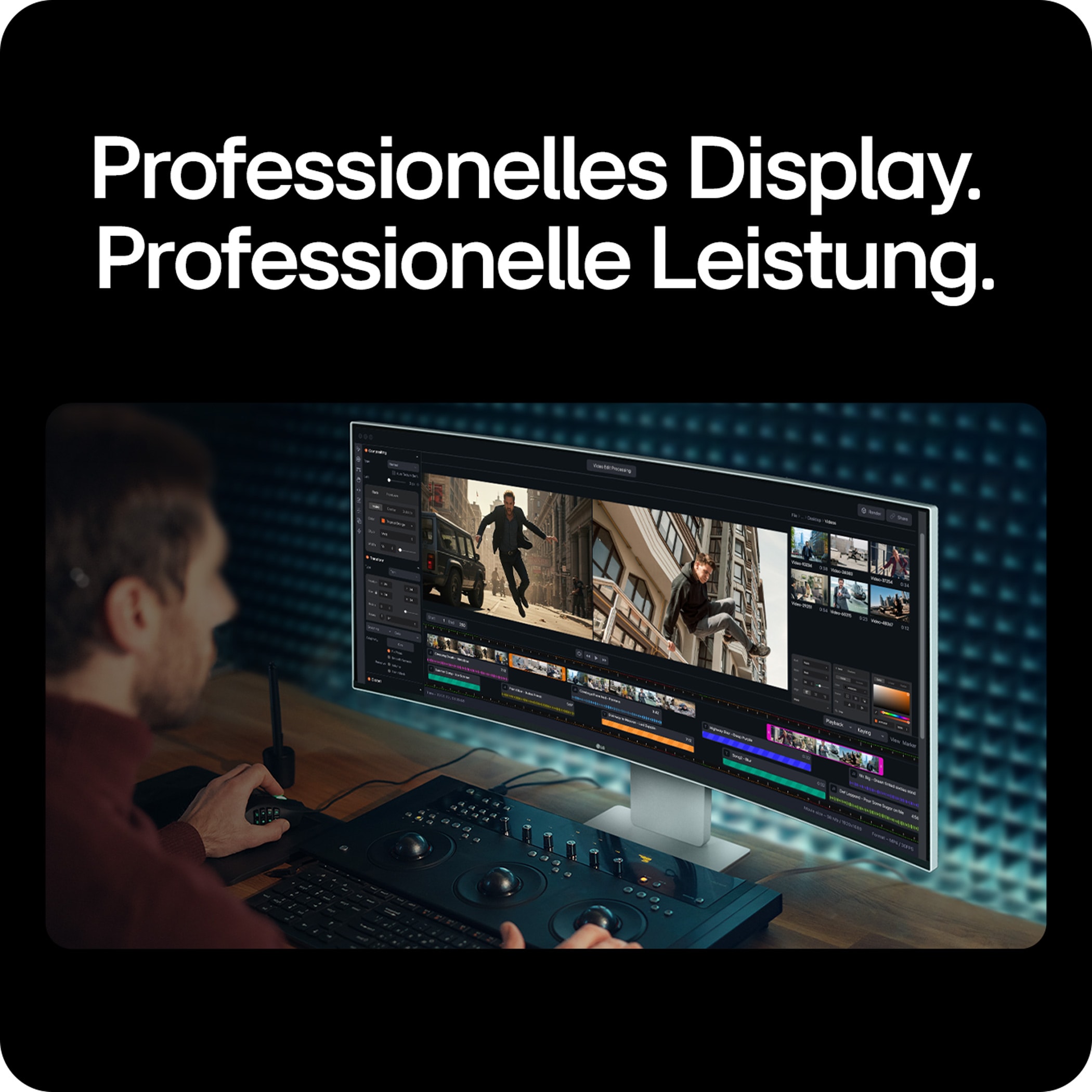 LG UltraFine™ 40 Zoll Nano IPS Black 5K2K mit Thunderbolt™ 5, 40U990A-W