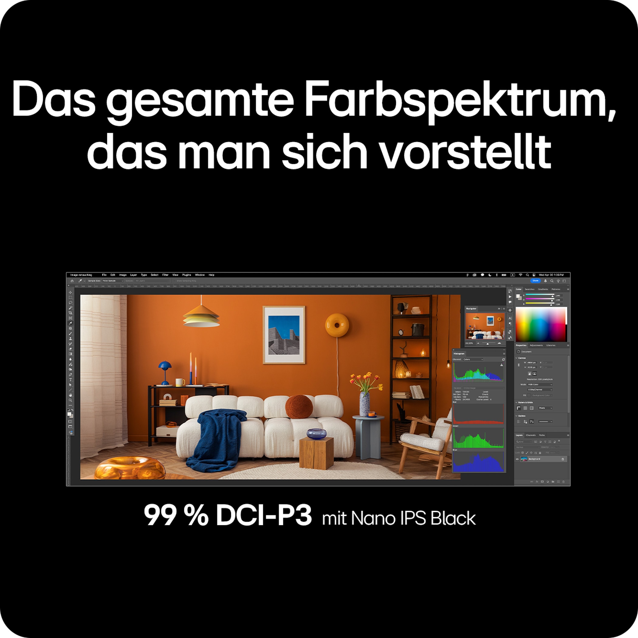 LG UltraFine™ 40 Zoll Nano IPS Black 5K2K mit Thunderbolt™ 5, 40U990A-W