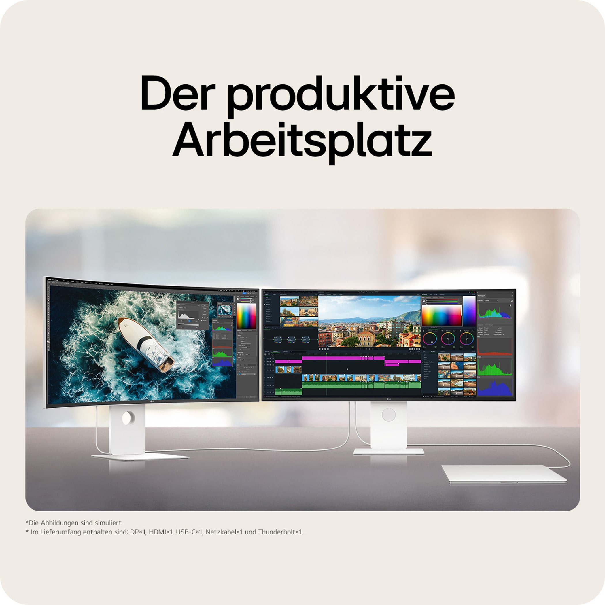 LG UltraFine™ 40 Zoll Nano IPS Black 5K2K mit Thunderbolt™ 5, 40U990A-W