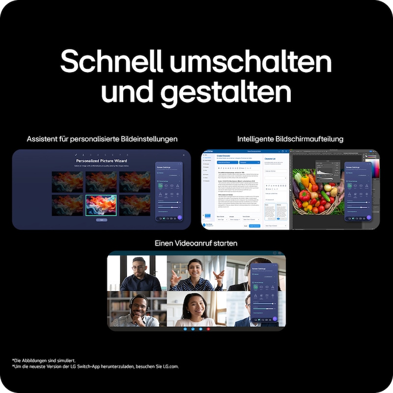 LG UltraFine™ 40 Zoll Nano IPS Black 5K2K mit Thunderbolt™ 5, 40U990A-W