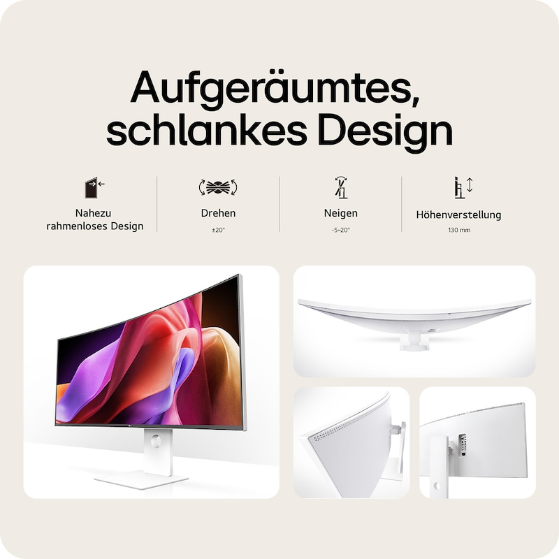 LG UltraFine™ 40 Zoll Nano IPS Black 5K2K mit Thunderbolt™ 5, 40U990A-W