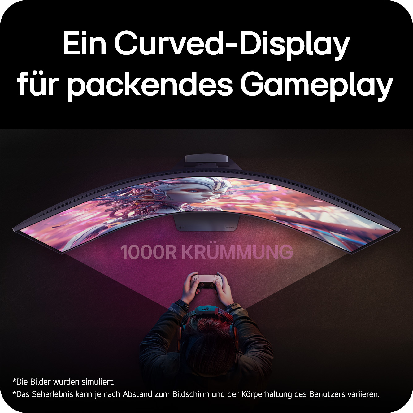 LG 52 Zoll UltraGear evo G9, Weltweit größter 5K2K 240 Hz Gaming Monitor, 52G930B-B