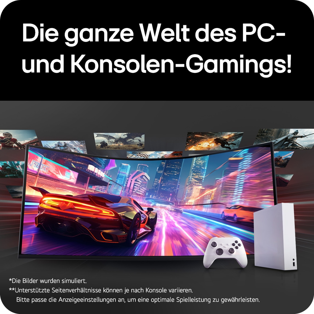 LG 52 Zoll UltraGear evo G9, Weltweit größter 5K2K 240 Hz Gaming Monitor, 52G930B-B