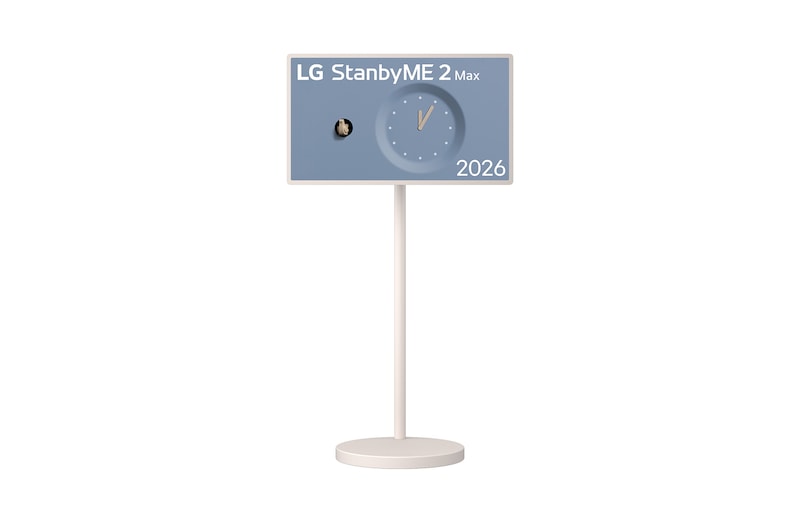 Vorderseite von LG StanbyME 2 Max - Superportabler 32-Zoll-Touchscreen 32LX6BPGA