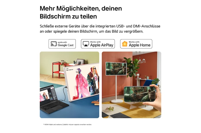 LG StanbyME 2 Max - Superportabler 32-Zoll-Touchscreen, 32LX6BPGA