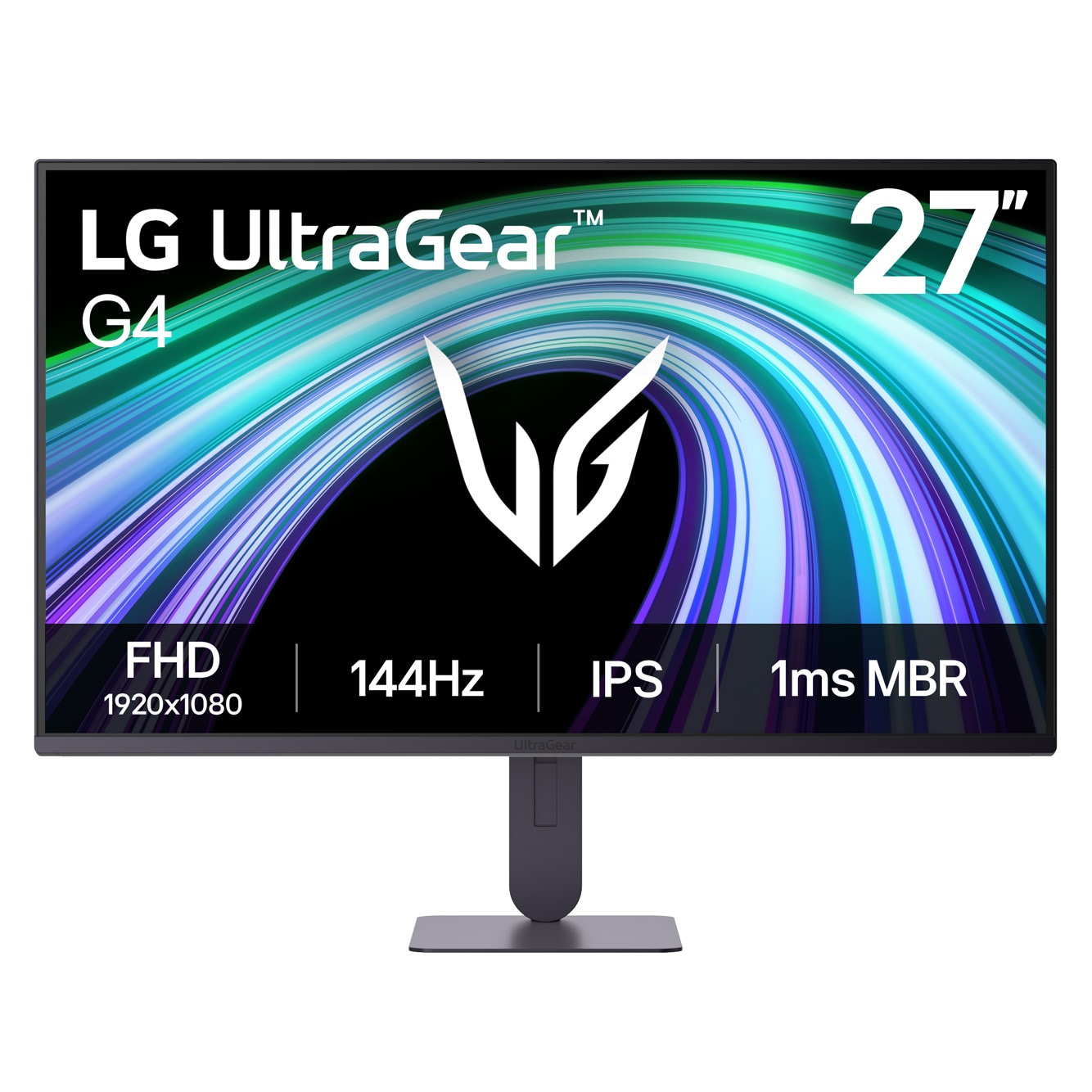 Vorderseite von 27 Zoll UltraGear™ G4, 144 Hz FHD Gaming-Monitor 27G414B-B