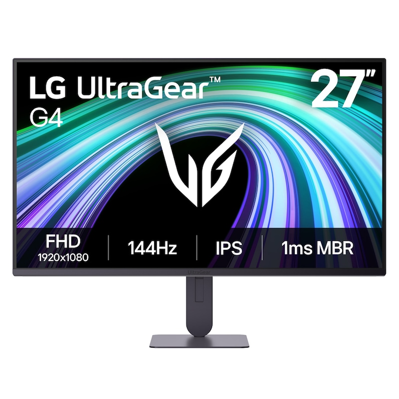 Vorderseite von 27 Zoll UltraGear™ G4, 144 Hz FHD Gaming-Monitor 27G414B-B