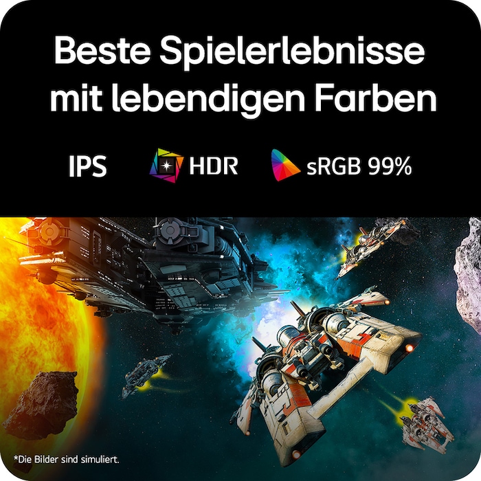 LG 27 Zoll UltraGear™ G4, 144 Hz FHD Gaming-Monitor, 27G414B-B