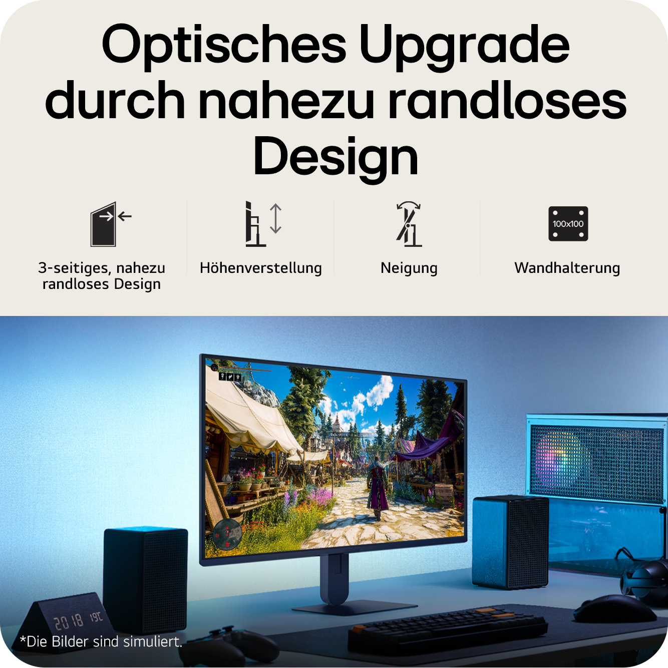 LG 27 Zoll UltraGear™ G4, 144 Hz FHD Gaming-Monitor, 27G414B-B