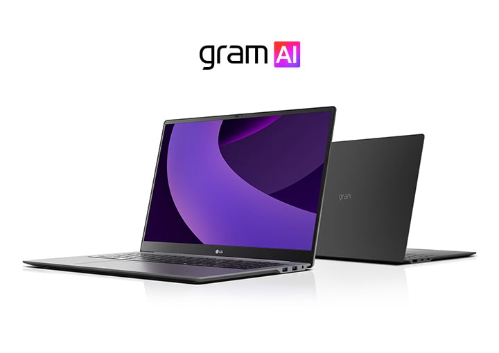 Dieses Bild zeigt einen grauen Laptop mit aufgeklapptem Bildschirm. Der Hintergrund zeichnet sich durch einen weichen Farbverlauf aus, der links in Rosa und rechts in Grün übergeht.	