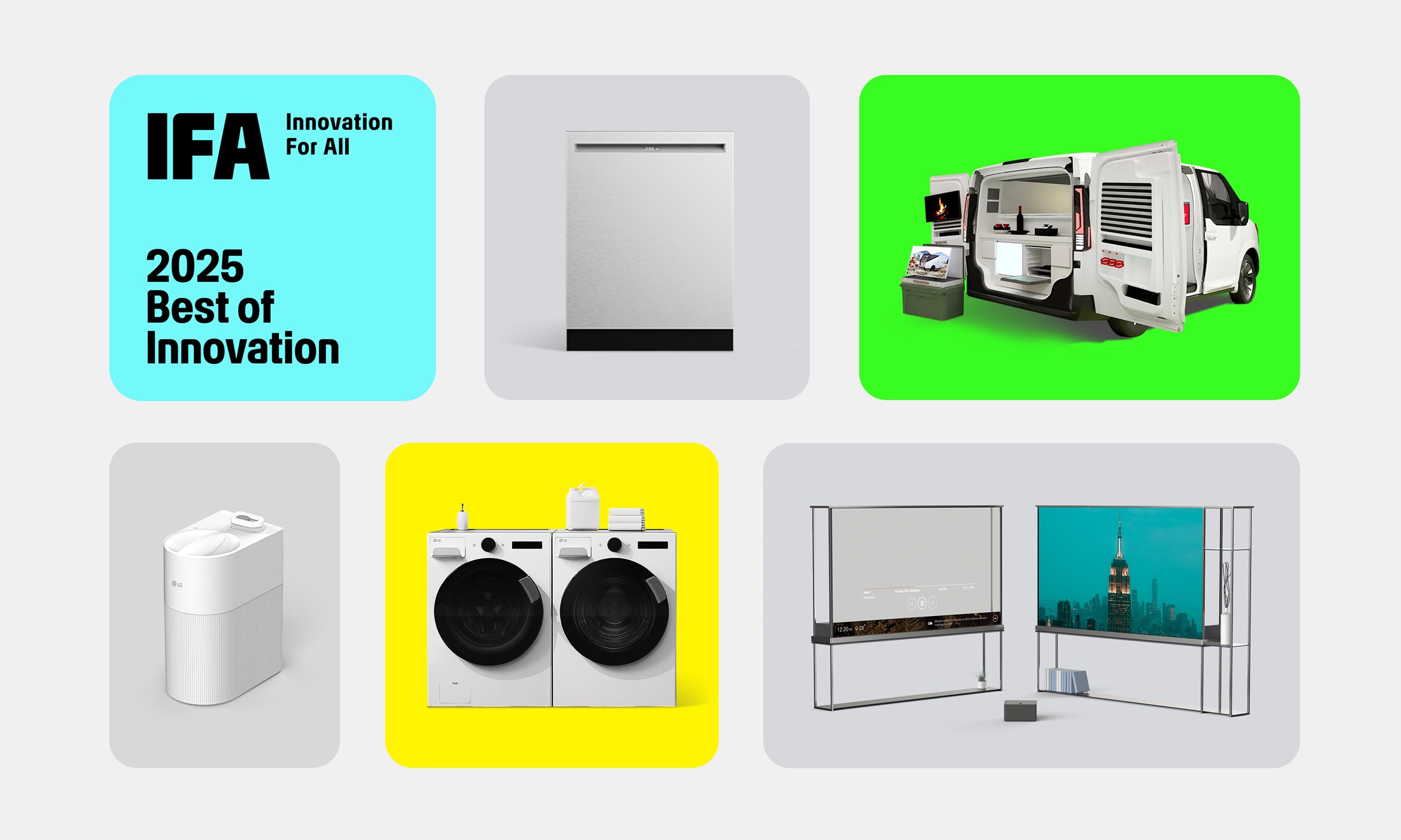 LG räumt bei den IFA Innovation Awards 2025 ab: 17 Auszeichnungen inklusive „Best of IFA“