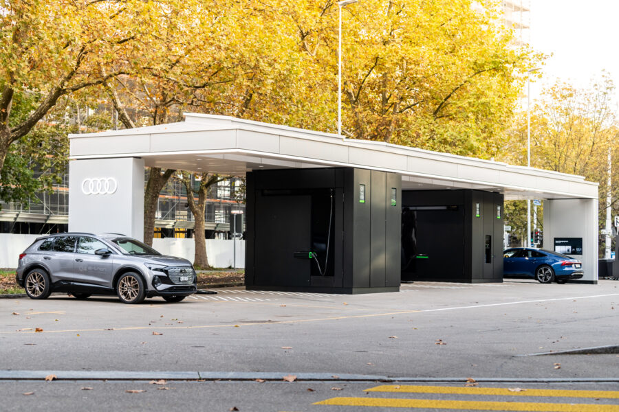 Audi charging hub