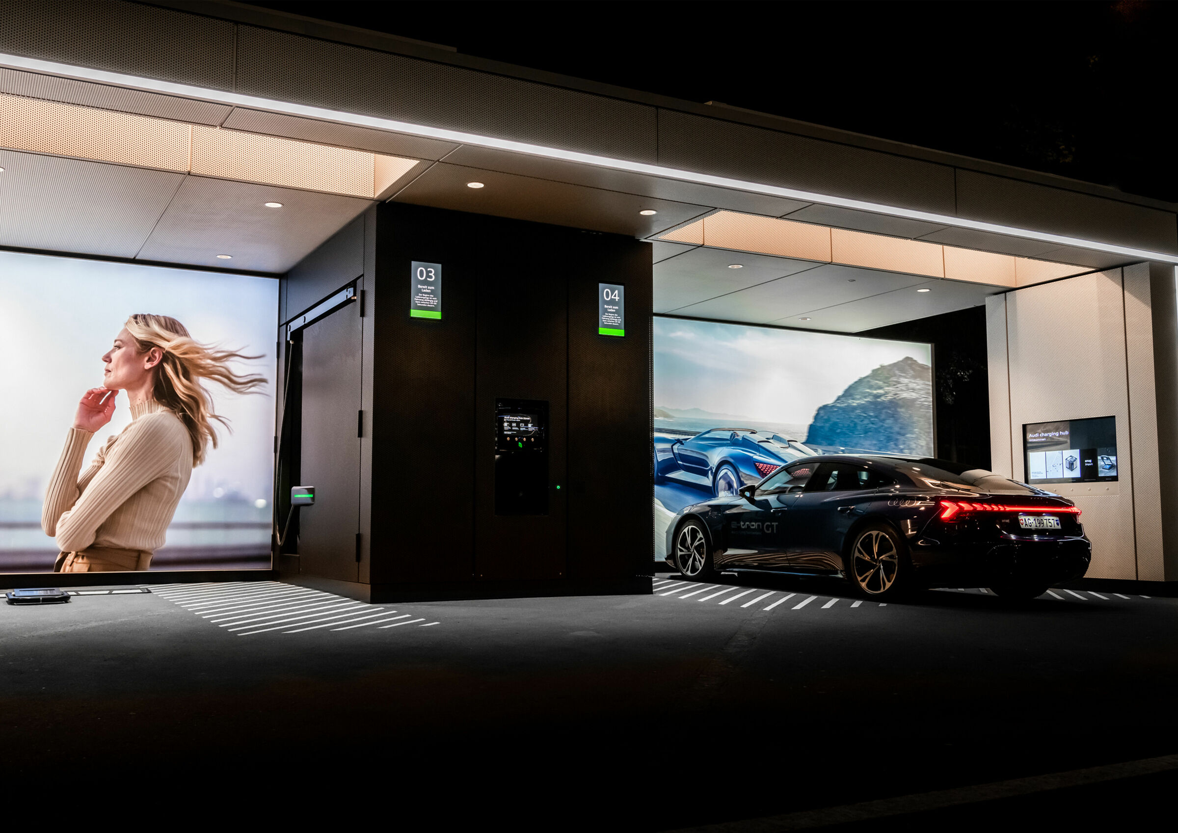 Audi charging hub
