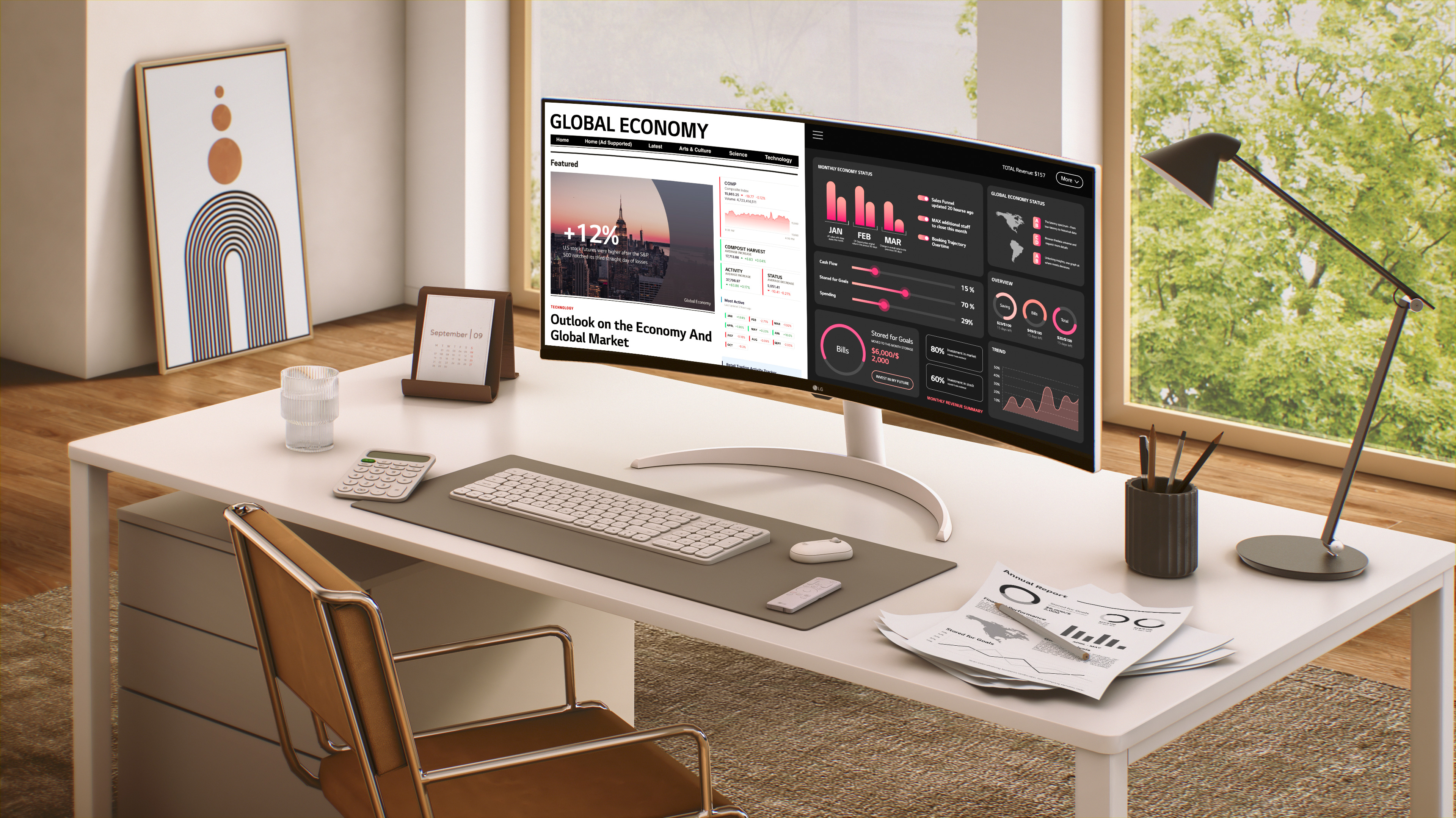 Smart Curved Monitor