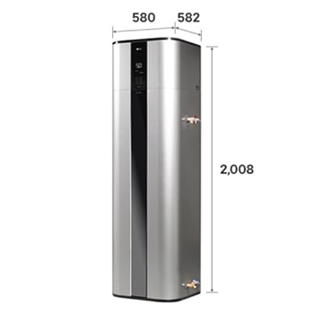 LG R134a Warmwasser-Wärmepumpe 270 ℓ - SG Ready, WH27STR2