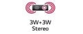 3W + 3W Stereo