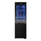 Kühl-Gefrierkombination mit InstaView® (C, 349L, 186 cm hoch) mit 4,3 Zoll Touch LCD Display & veränderbaren Farben | GBG7190CEV