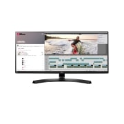 Vorderseite von 21:9 UltraWide™ IPS Monitor 34UM88 mit 86,36 cm (34 Zoll) Bildschirmdiagonale, QHD-Auflösung und FreeSync 34UM88-P