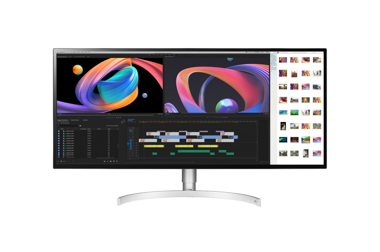 Vorderseite von 34&#34; 21:9 UltraWide™ WUHD (5120 x 2160) Nano IPS Monitor 34WK95U-W