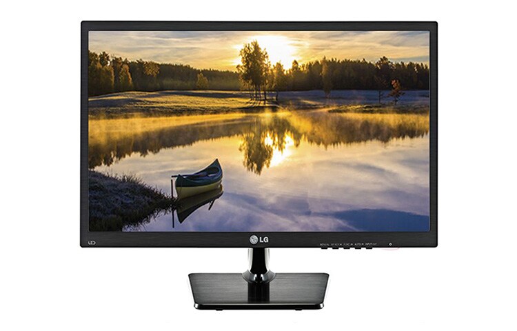 Vorderseite von Full HD-Multimedia-Monitor mit 59,69 cm (23,5 Zoll) Bildschirmdiagonale im schlanken Hairline-Design und stromsparendem LED-Backlight 24M37D-B
