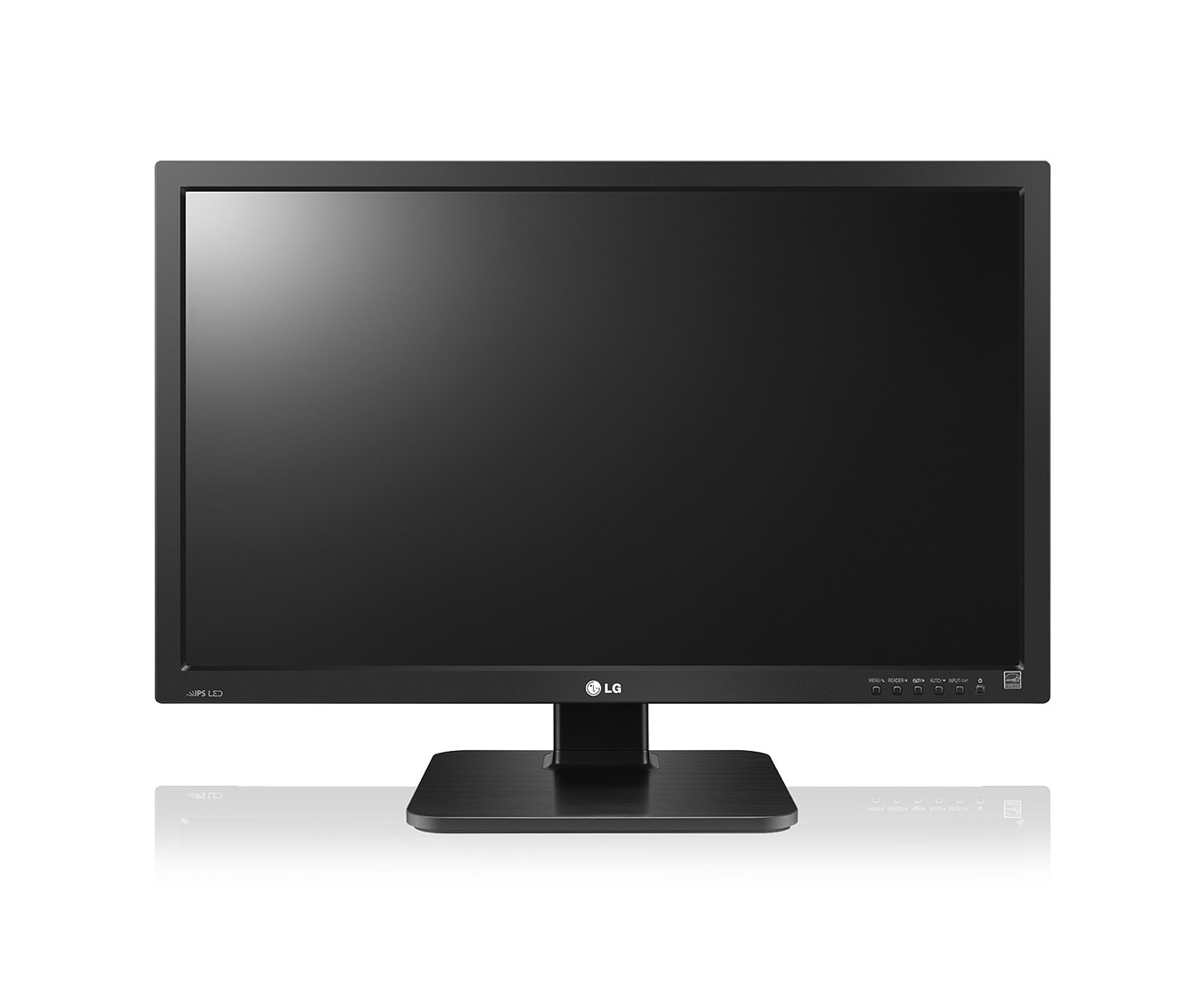 LG 24MB65PM-B Business-Monitor mit Full HD-Auflösung und Stereo-Lautsprechern.
